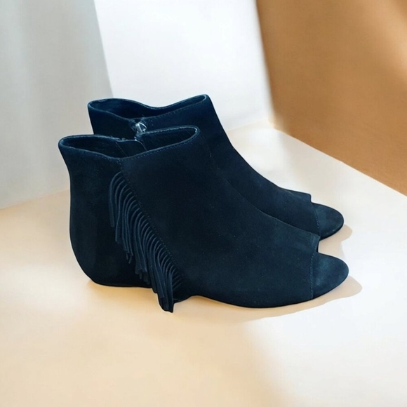 Ash nolita black suede fringe open toe ankle boots size EU 37 - Picture 11 of 11